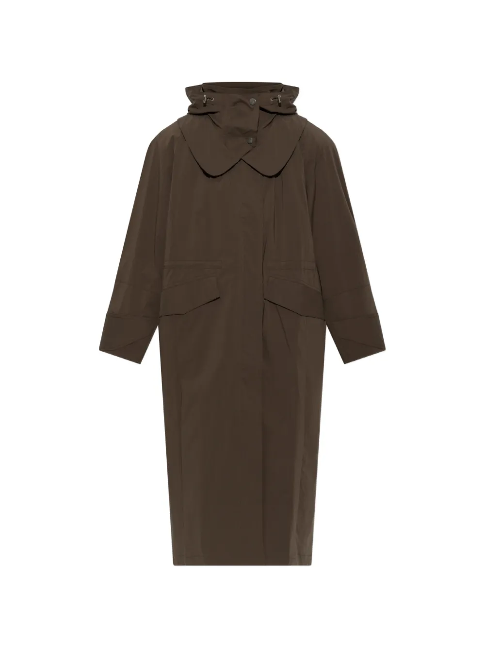 IRO Enyla hooded coat - Marrone