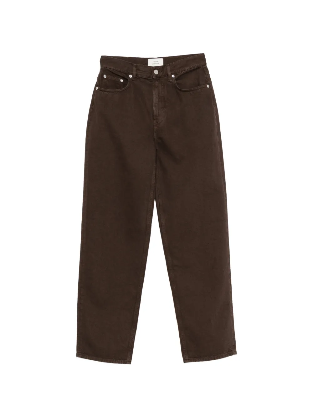 LouLou de Saison straight-leg jeans - Marrone