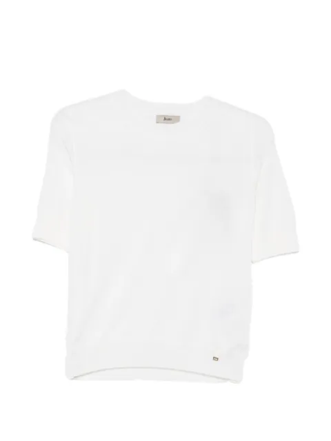 Herno short-sleeve knitted T-shirt