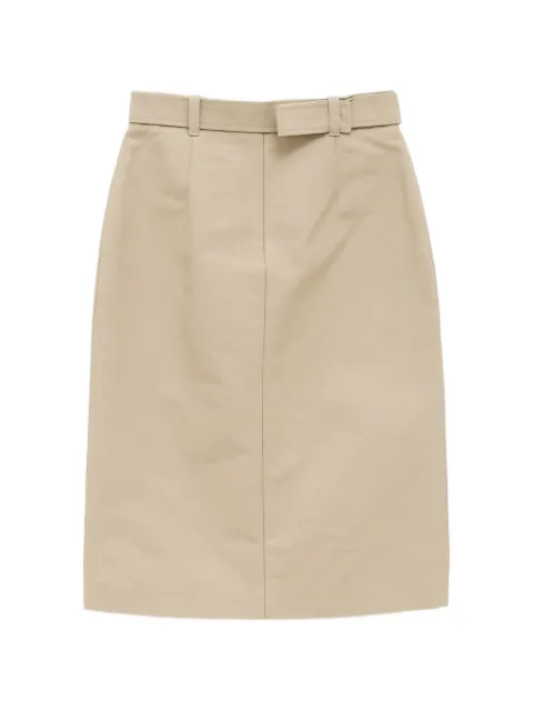 Moncler belted flap-pocket midi skirt