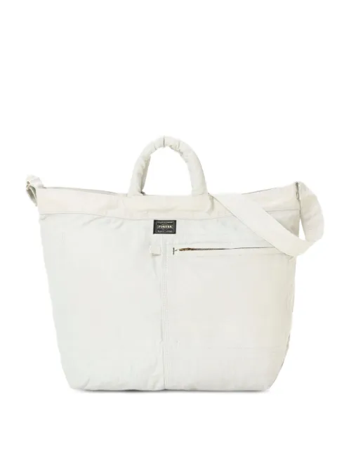 Porter-Yoshida & Co. Bolsa tote com patch de logo