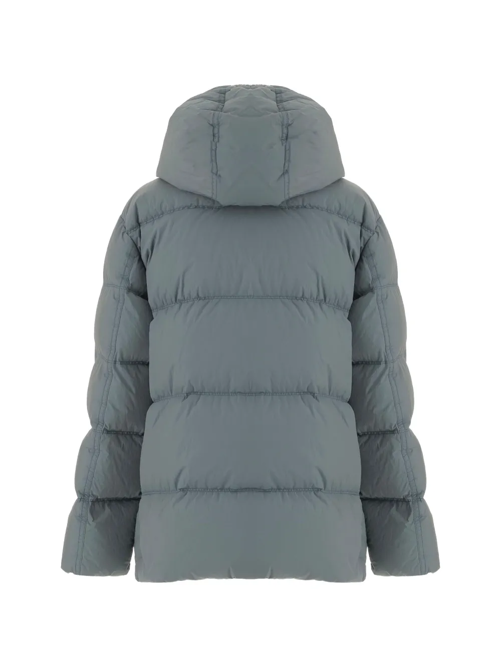 Stone Island Junior Compass gewatteerd jack met logopatch Blauw