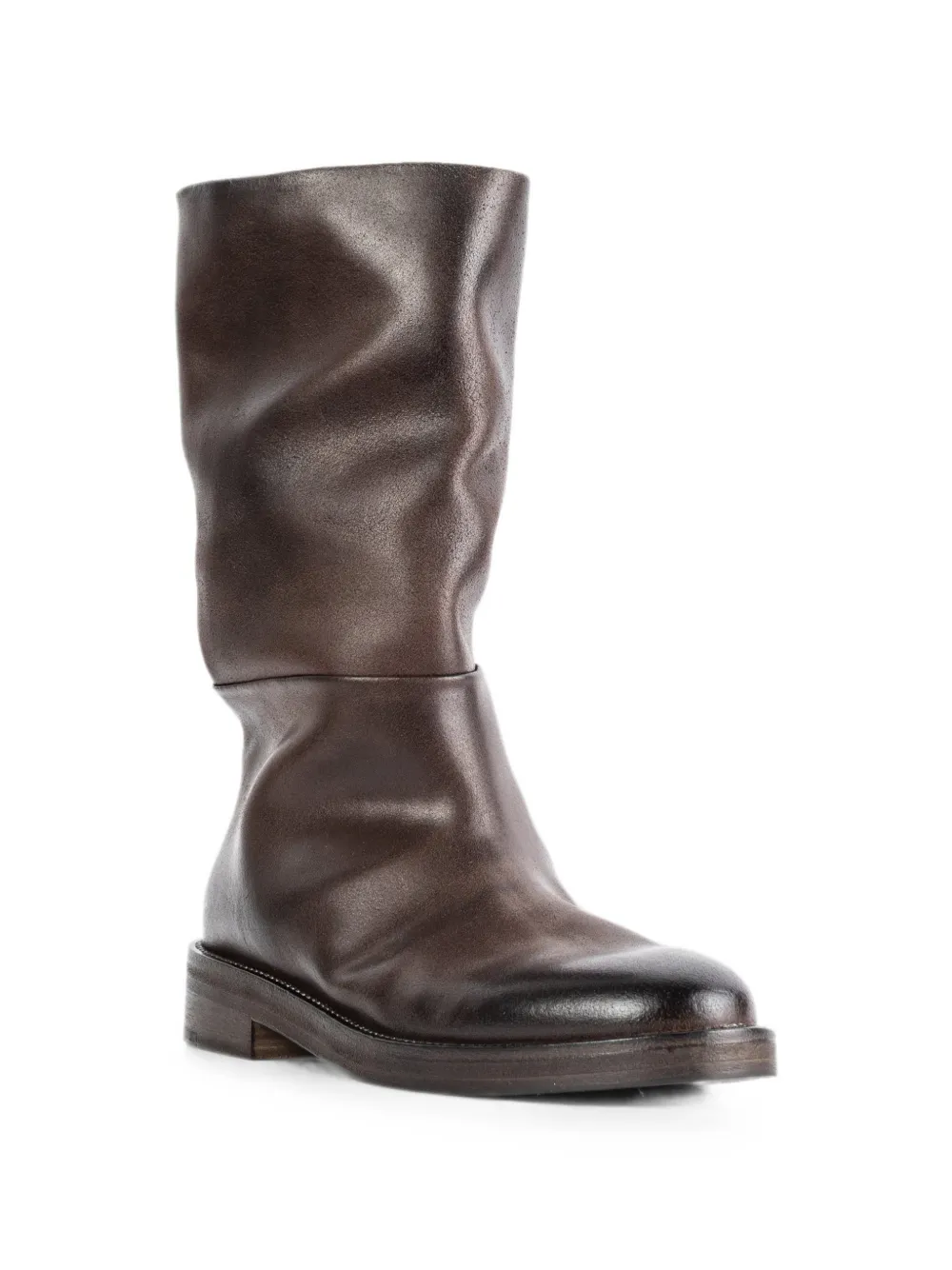 Marsèll Tubetto leather boots Bruin