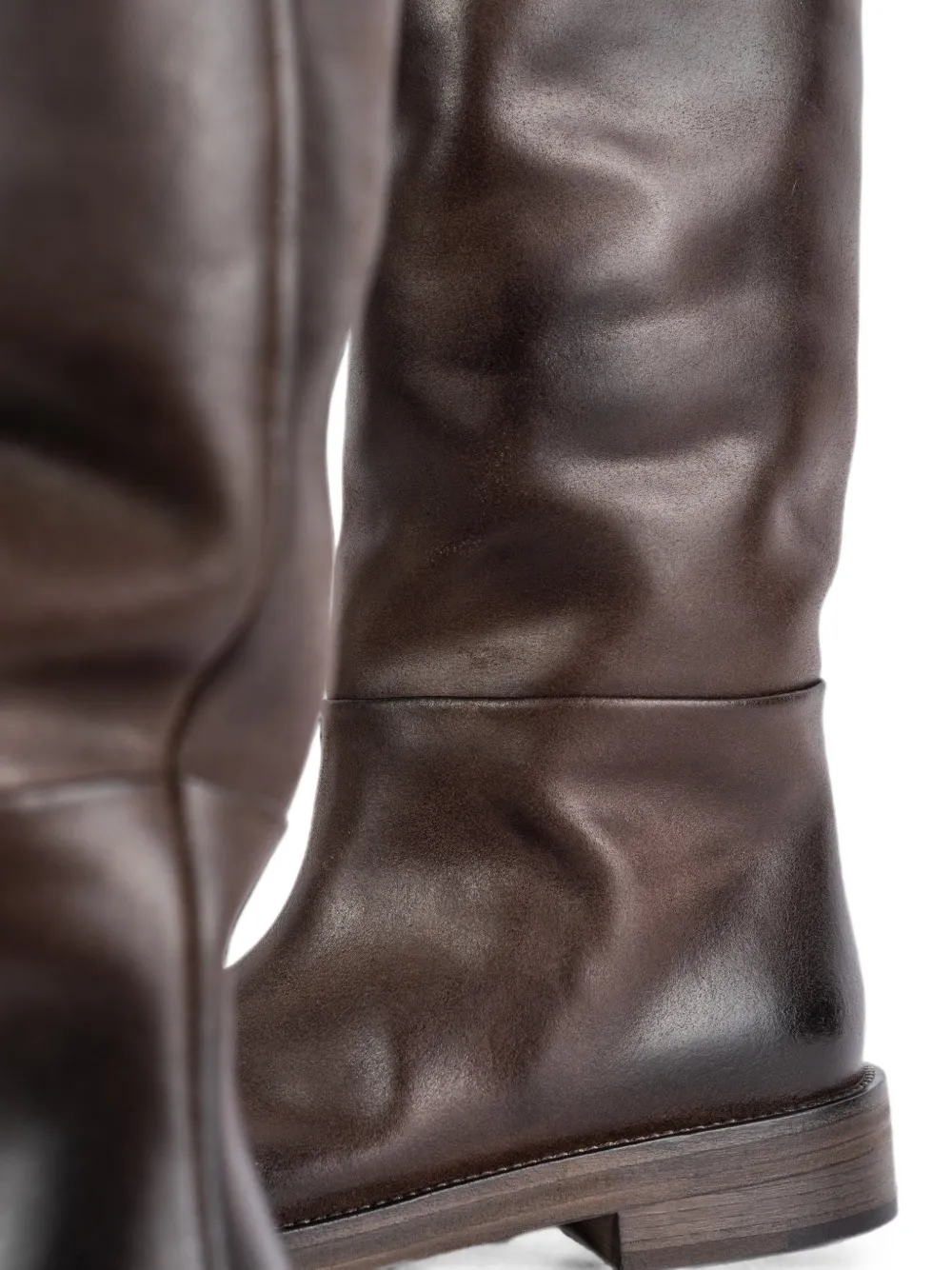 Marsèll Tubetto leather boots Bruin