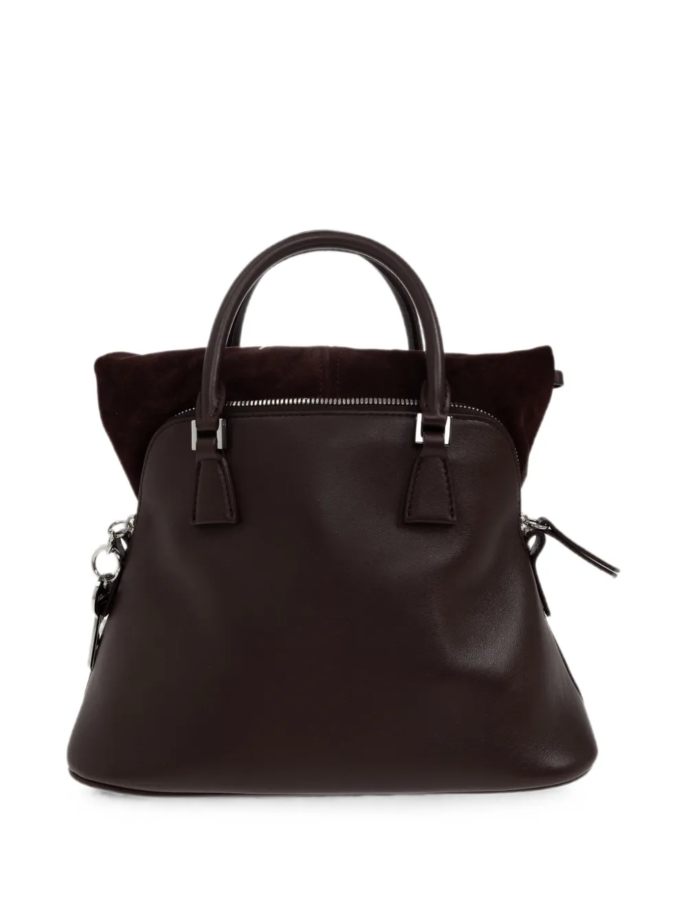 Maison Margiela 5AC mini-shopper met ritssluiting Bruin