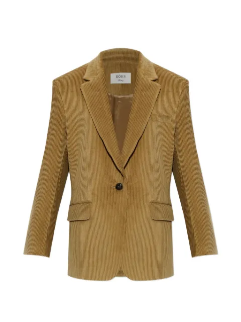 Róhe corduroy single-vent blazer