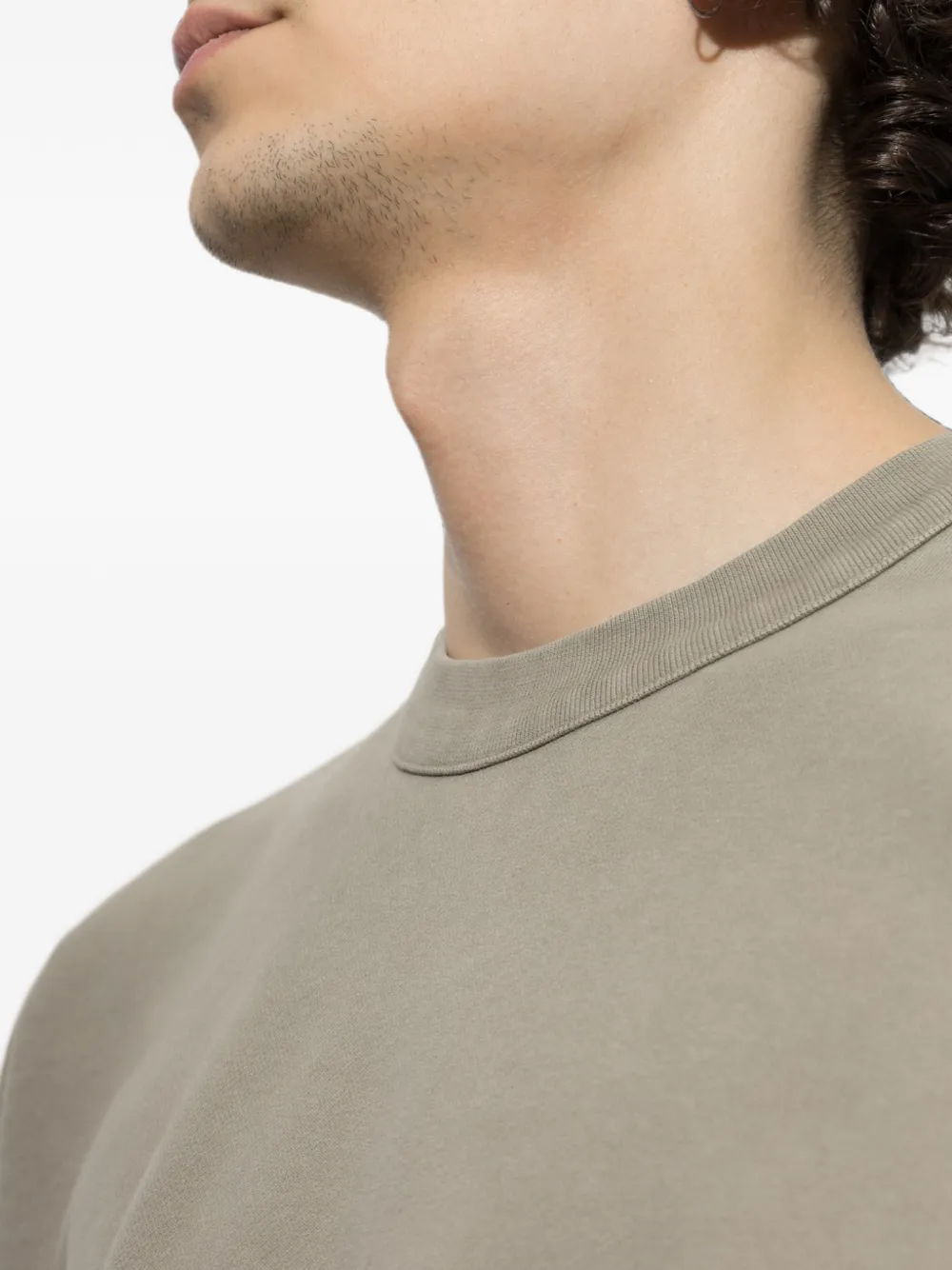 C.P. Company Sweater met ronde hals en Lens-detail Beige
