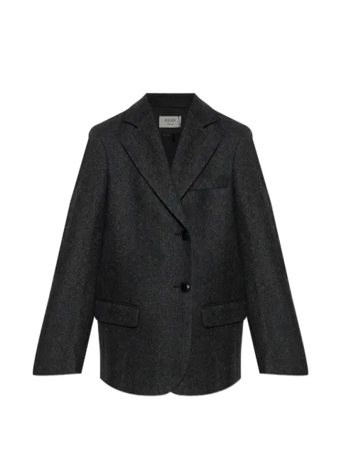 Róhe double-breasted herringbone blazer