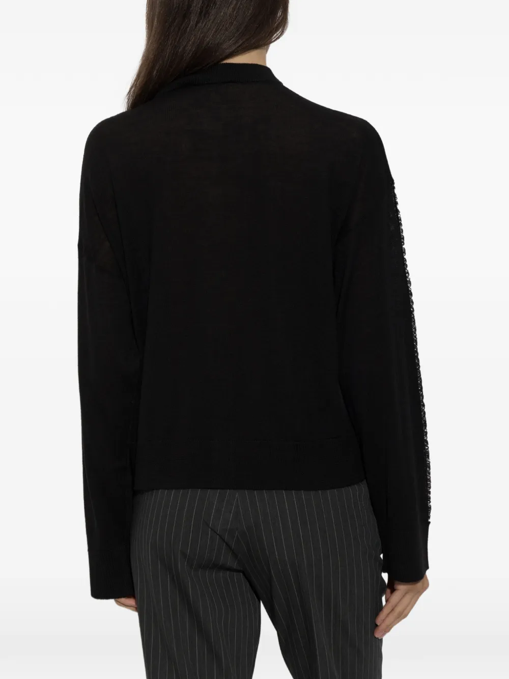 IRO Iconia vest met knopen Zwart