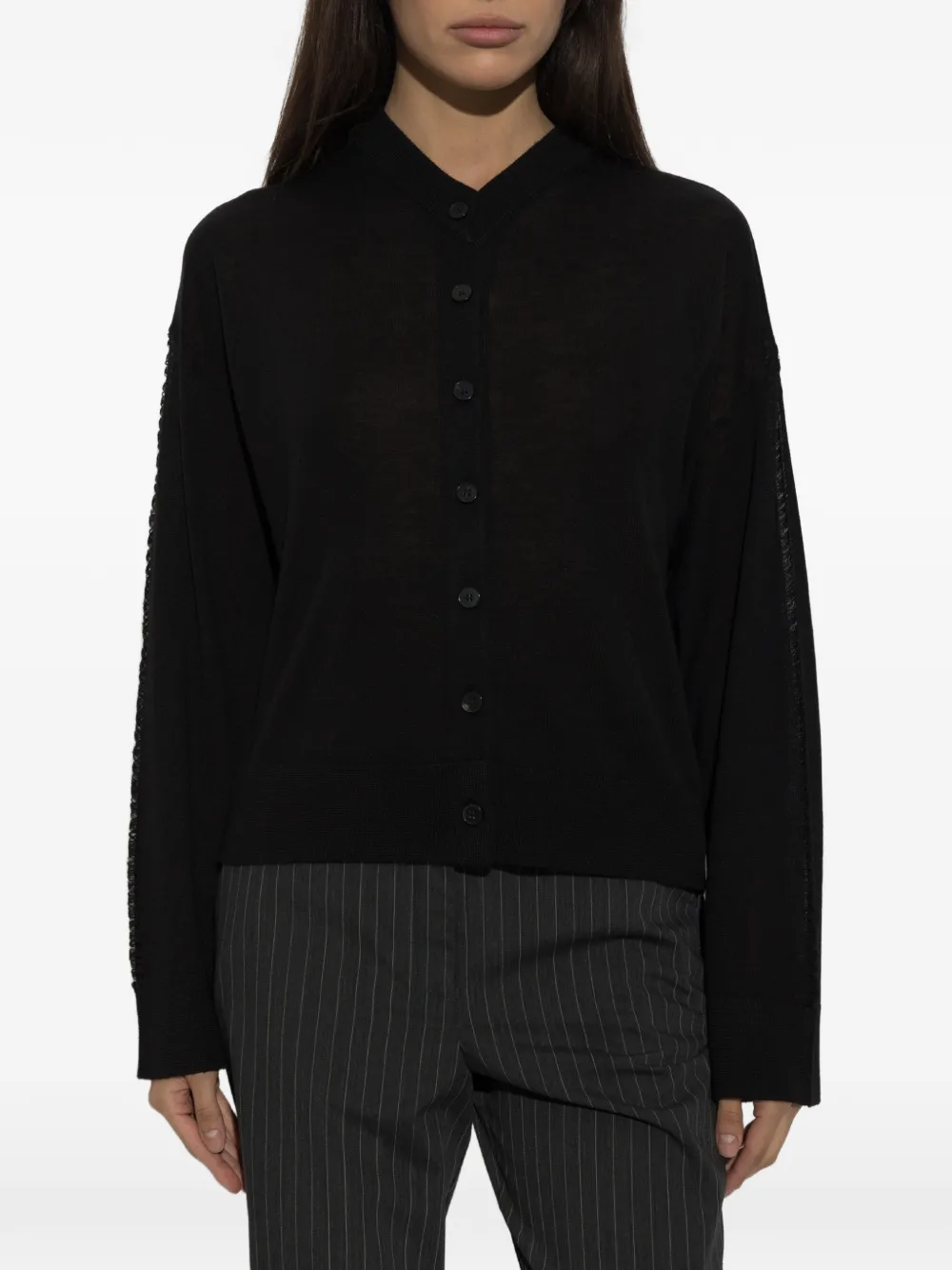 IRO Iconia vest met knopen Zwart