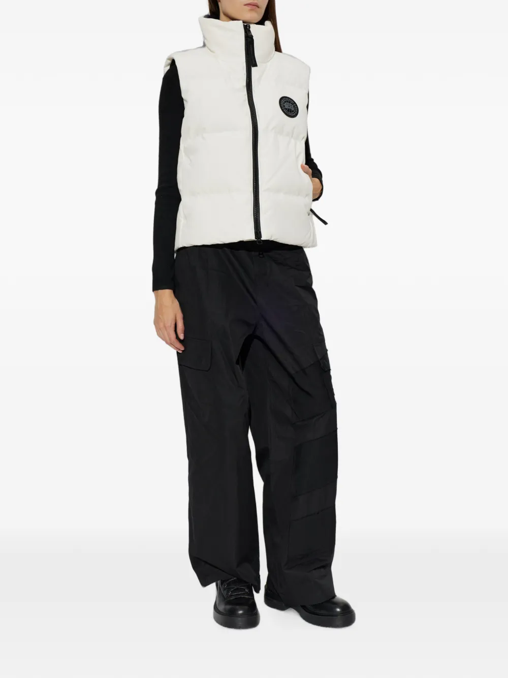 Canada Goose Grandview gewatteerde bodywarmer Beige