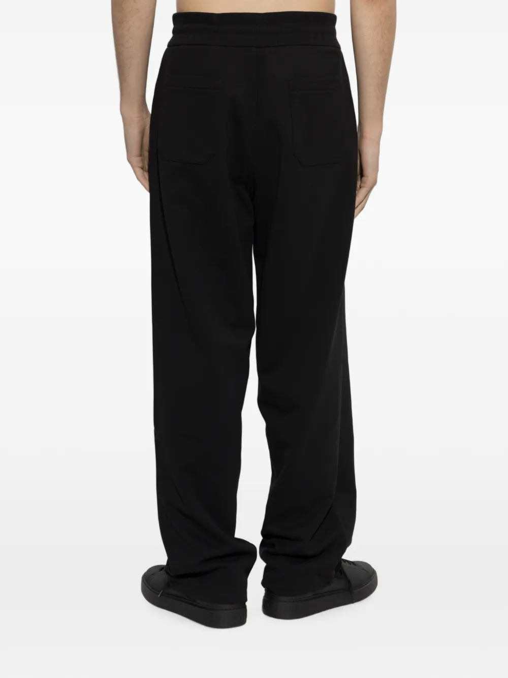 Balmain Broek met geborduurd logo en trekkoord Zwart