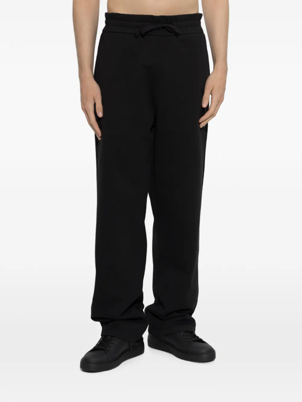 Balmain Broek met geborduurd logo en trekkoord Zwart