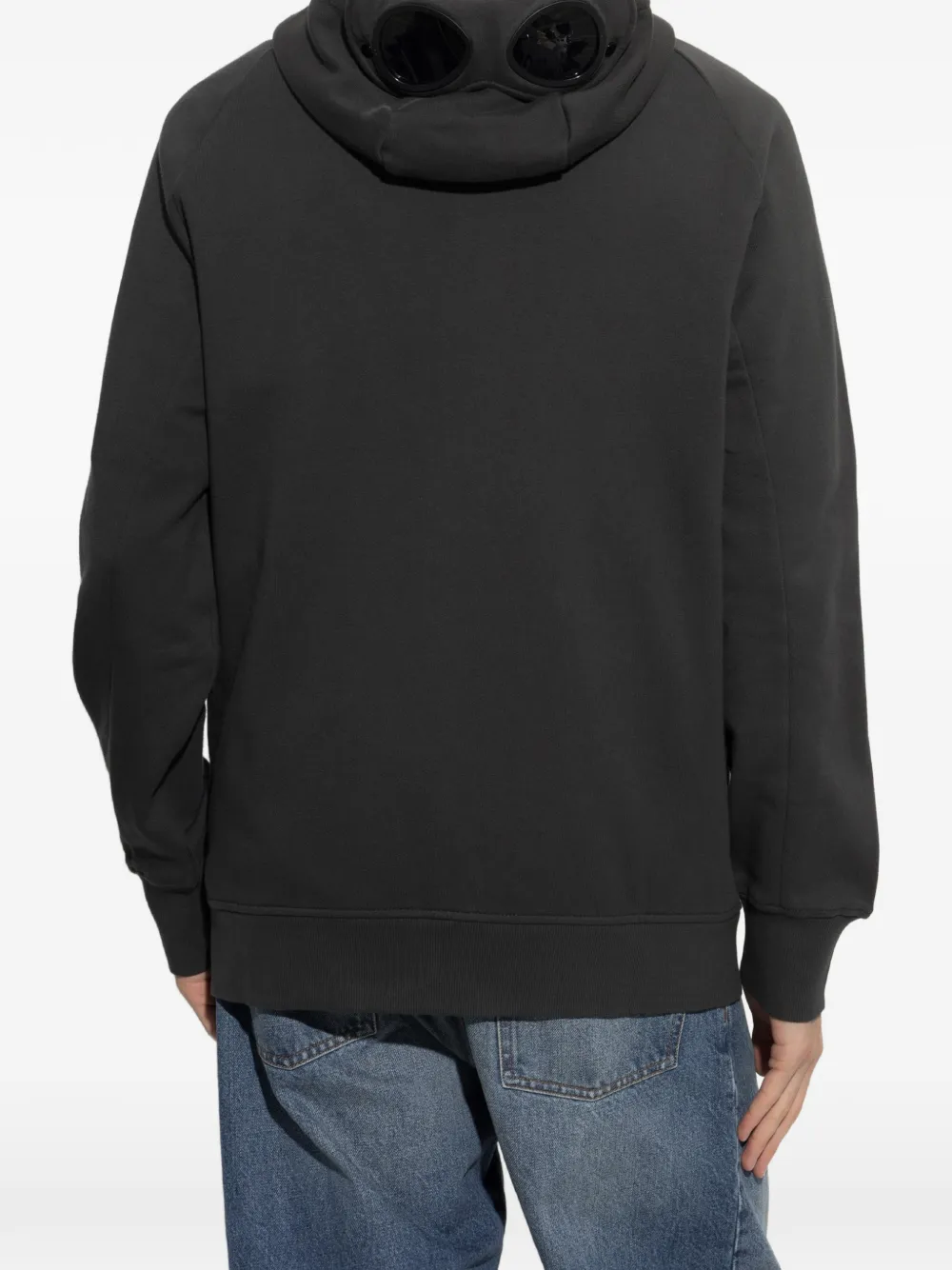 C.P. Company Goggle hoodie met rits Zwart