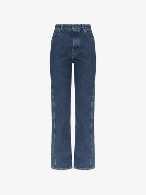 Balmain jeans med lige ben og broderet logo