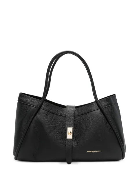 ADRIANNA FERETTI pebbled-leather tote bag