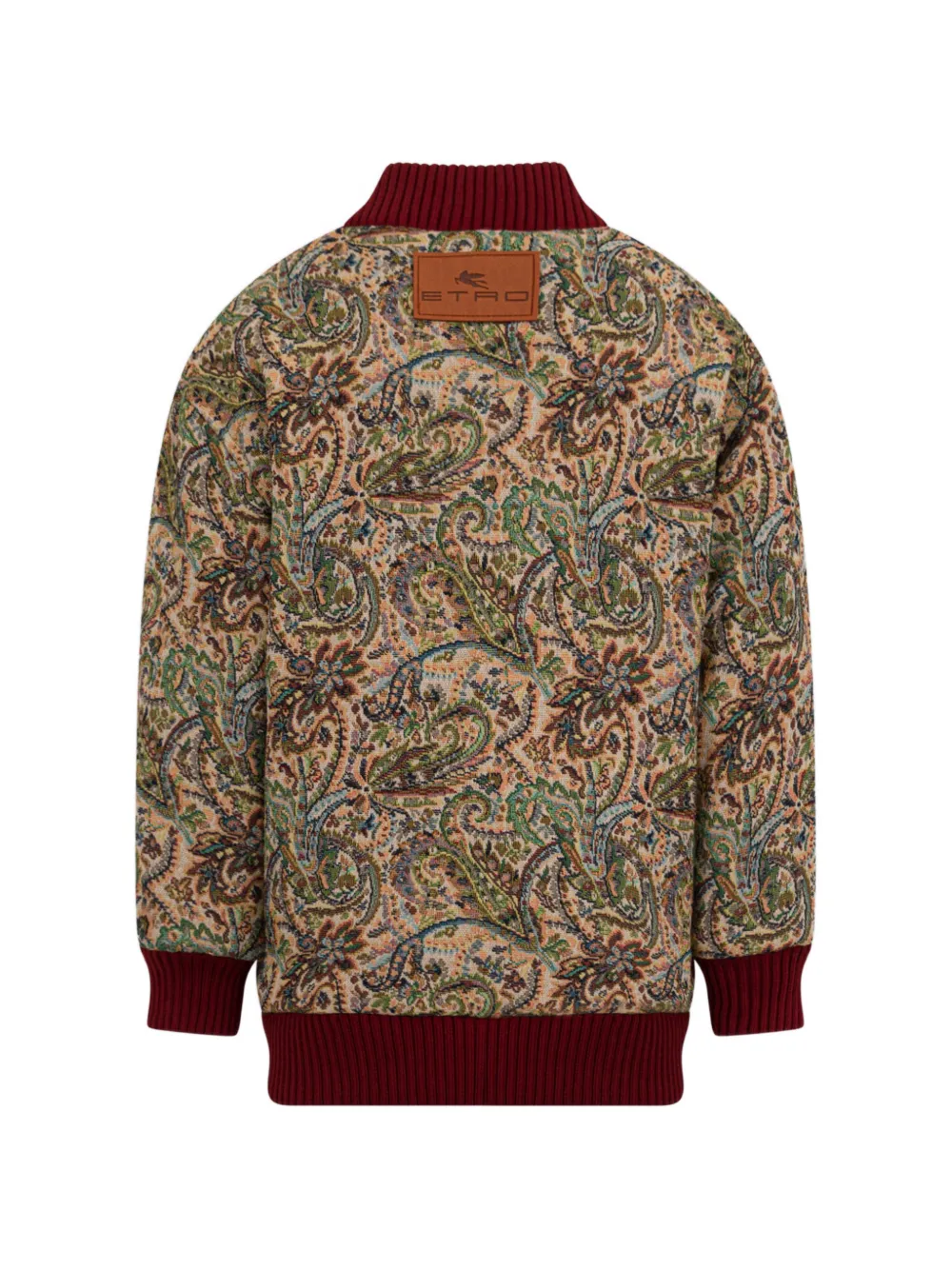 ETRO KIDS Bomberjack met paisley-jacquard Beige