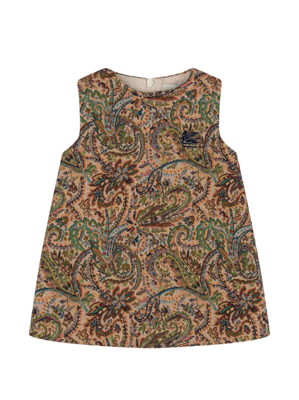 ETRO KIDS jacquard fabric tunic dress - Toni neutri