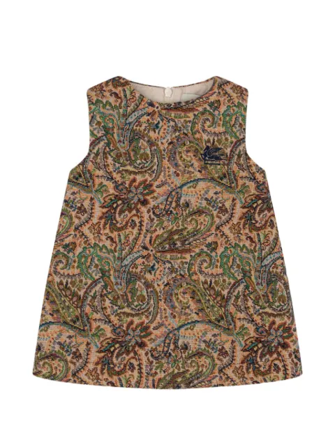 ETRO KIDS jacquard fabric tunic dress