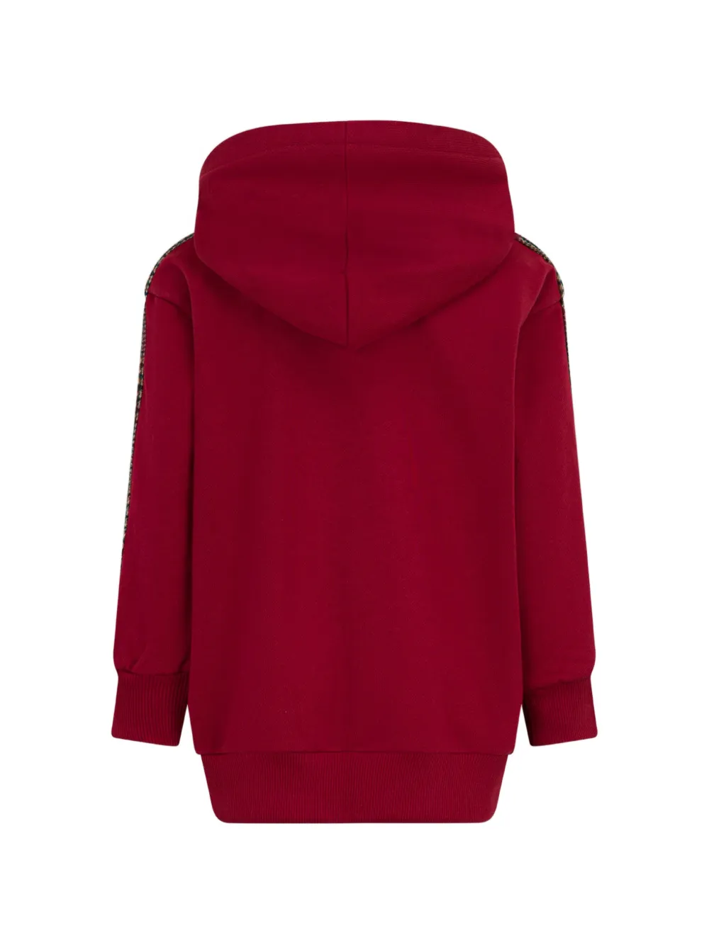 ETRO KIDS Sweater met capuchon en ingelegd Pegaso-logo en rits Rood