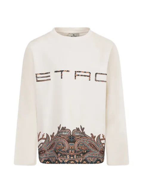 ETRO KIDS cotton T-shirt with placed print