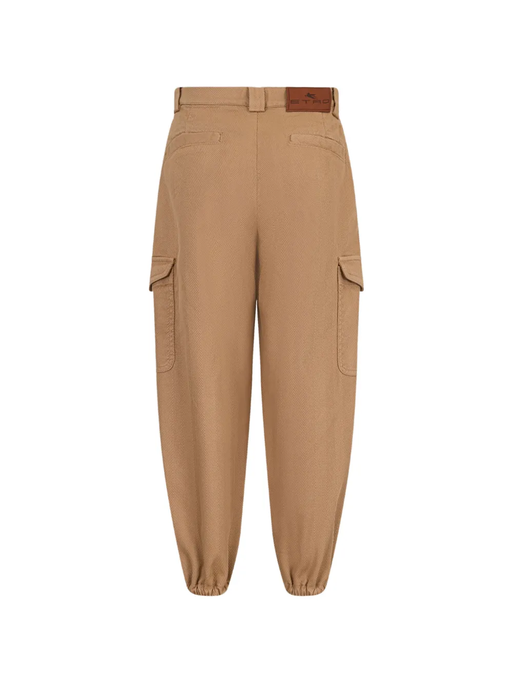 ETRO KIDS Cargo katoenen broek met chevron-streep Beige