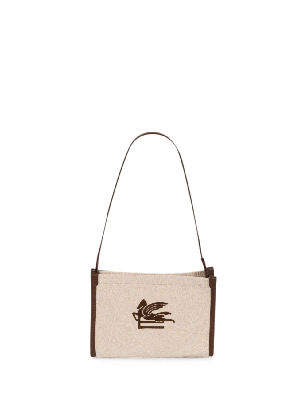 ETRO KIDS tone-on-tone jacquard fabric bag - Toni neutri