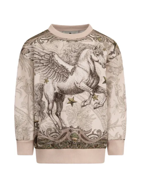ETRO KIDS sweatshirt with placed Pegaso print