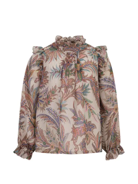 ETRO KIDS blouse in lightweight crepon