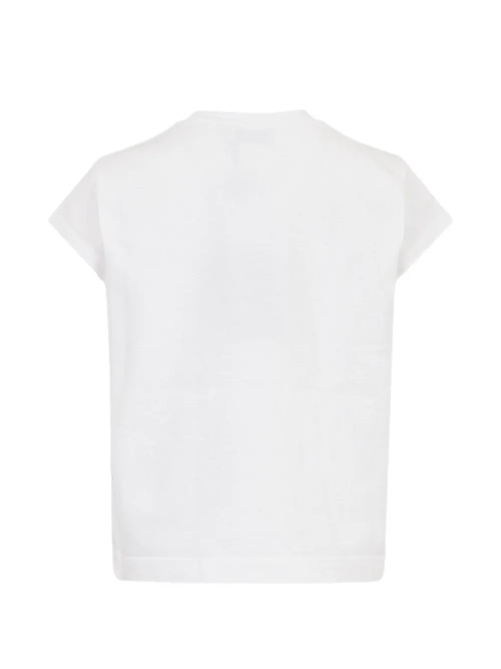ETRO KIDS Katoenen T-shirt met bloemen-print Wit