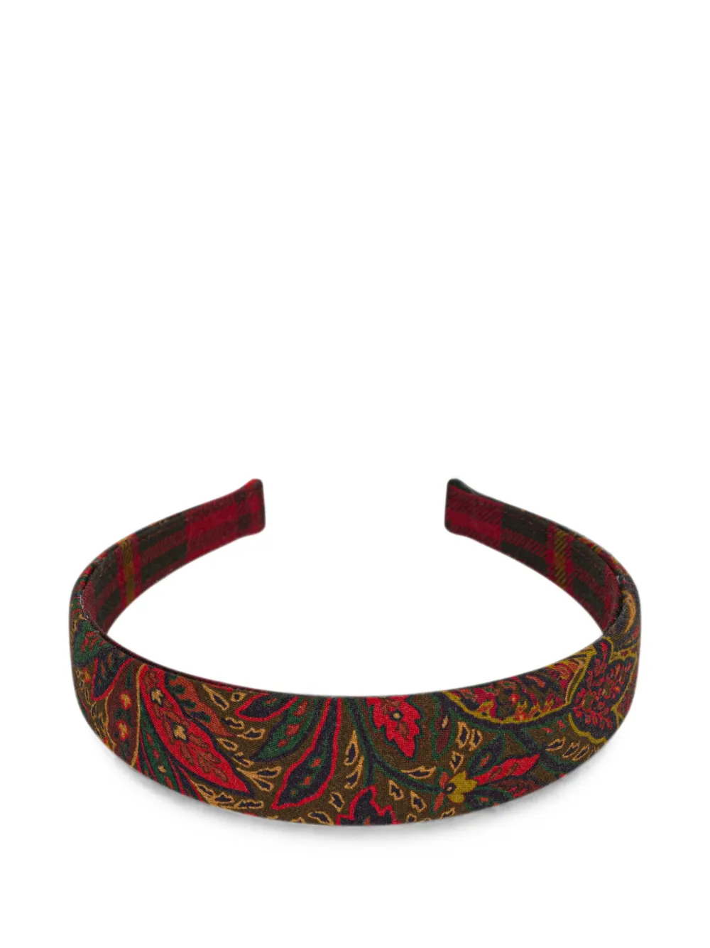 ETRO KIDS hair band lightweight flannel - Marrone