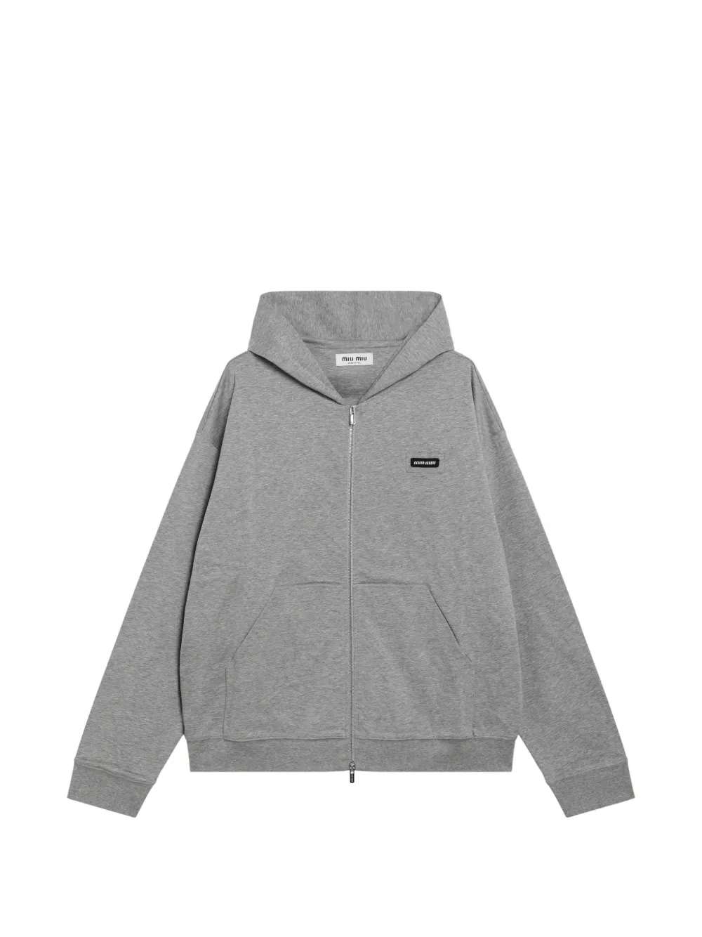 Miu Fleece hoodie Grijs