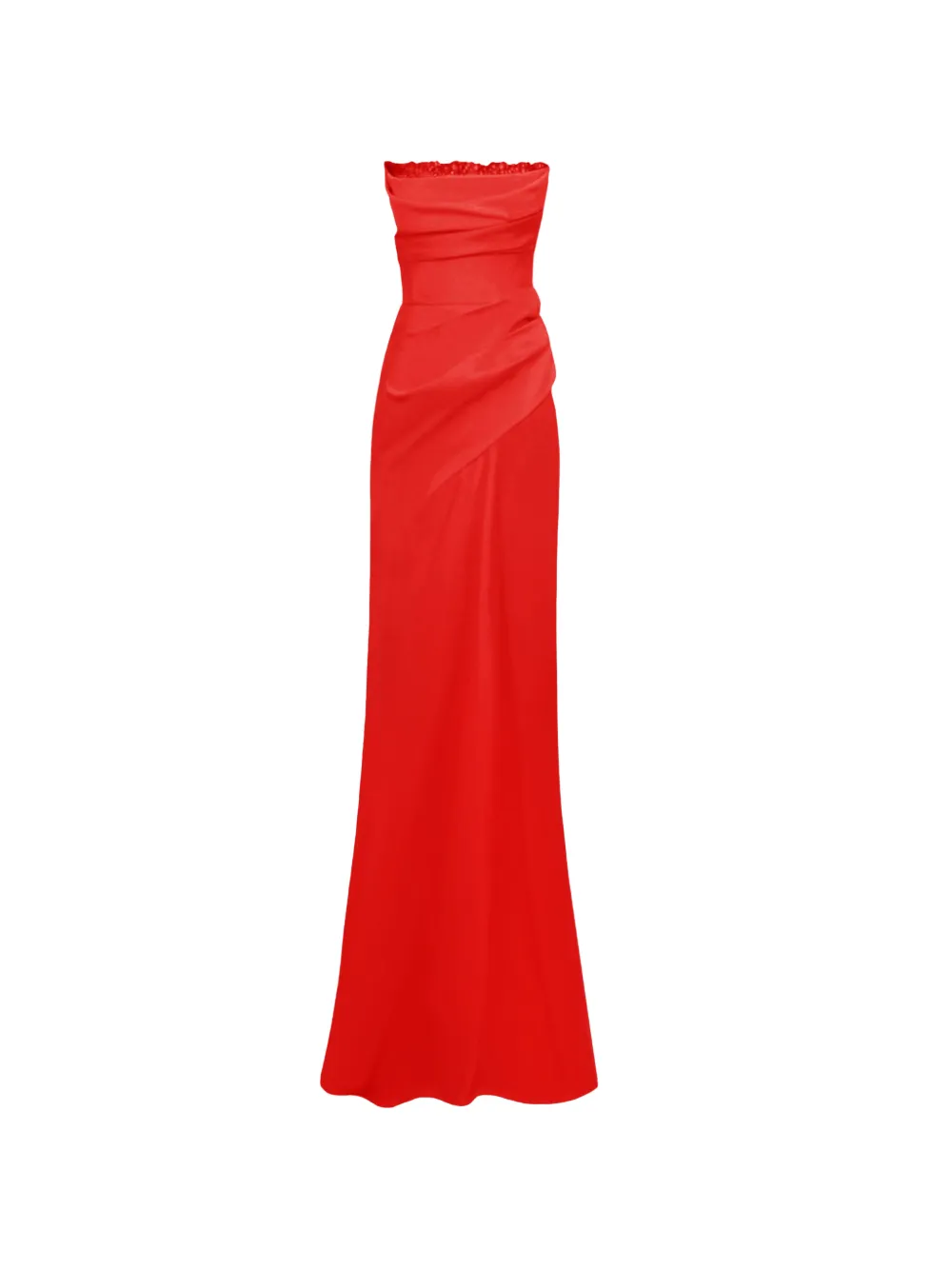 Gemy Maalouf beaded strapless dress - Rosso