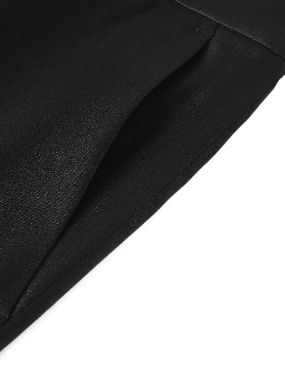 Shanghai Tang Broek met satijnen afwerking Zwart
