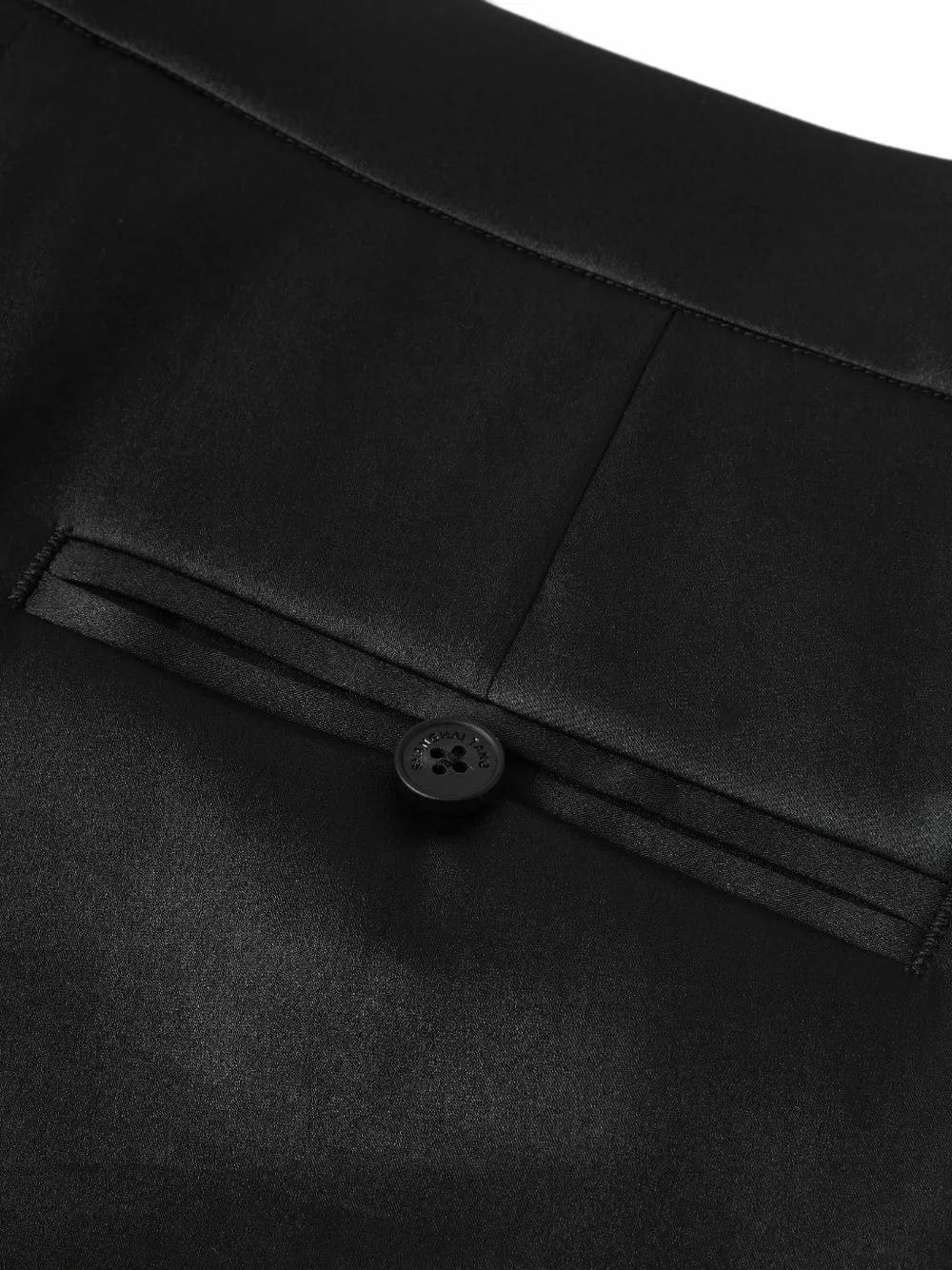 Shanghai Tang Broek met satijnen afwerking Zwart
