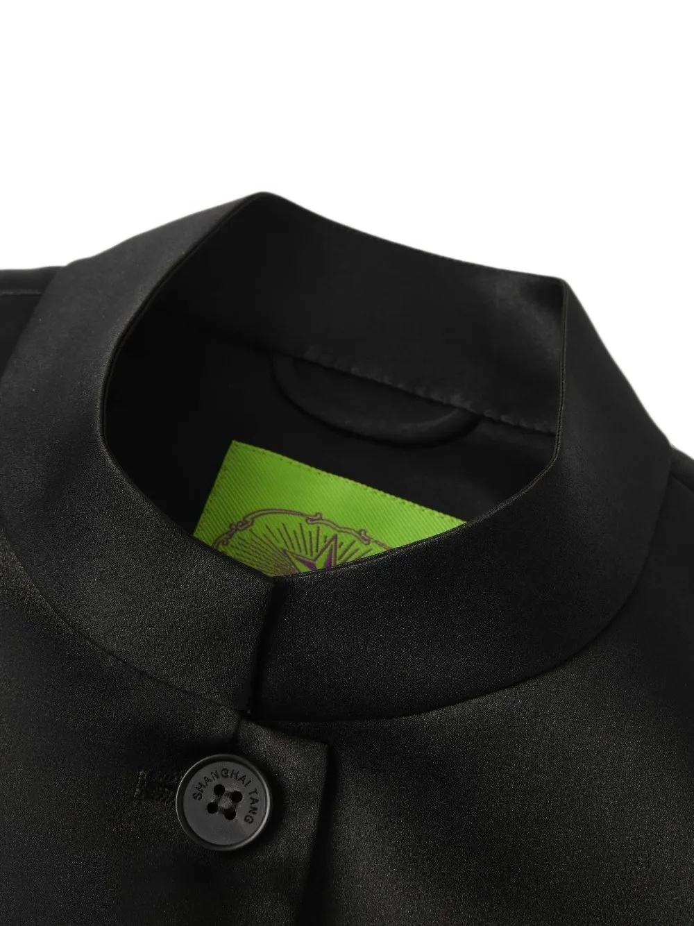 Shanghai Tang Satijnen blazer Zwart