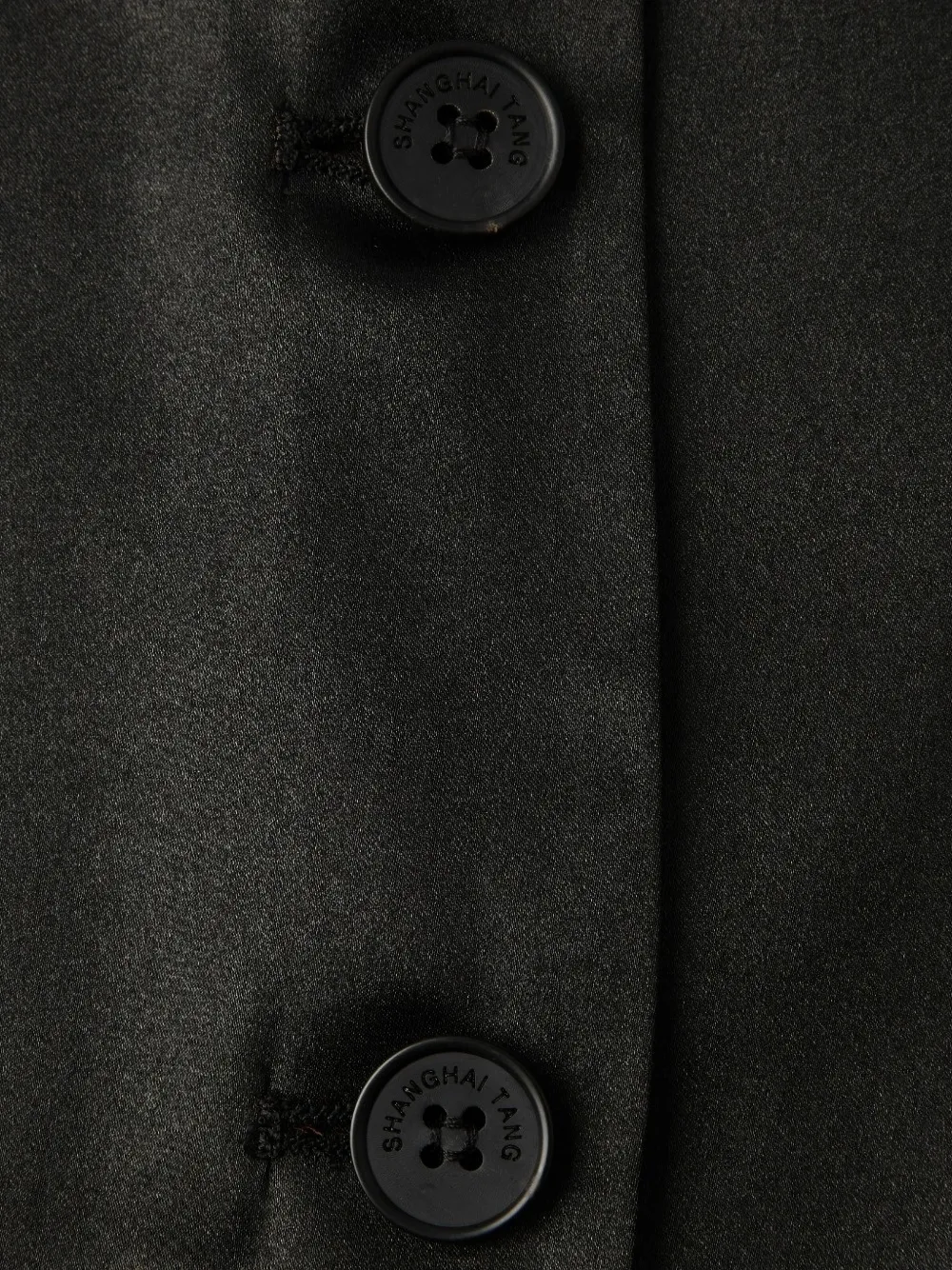 Shanghai Tang Satijnen blazer Zwart