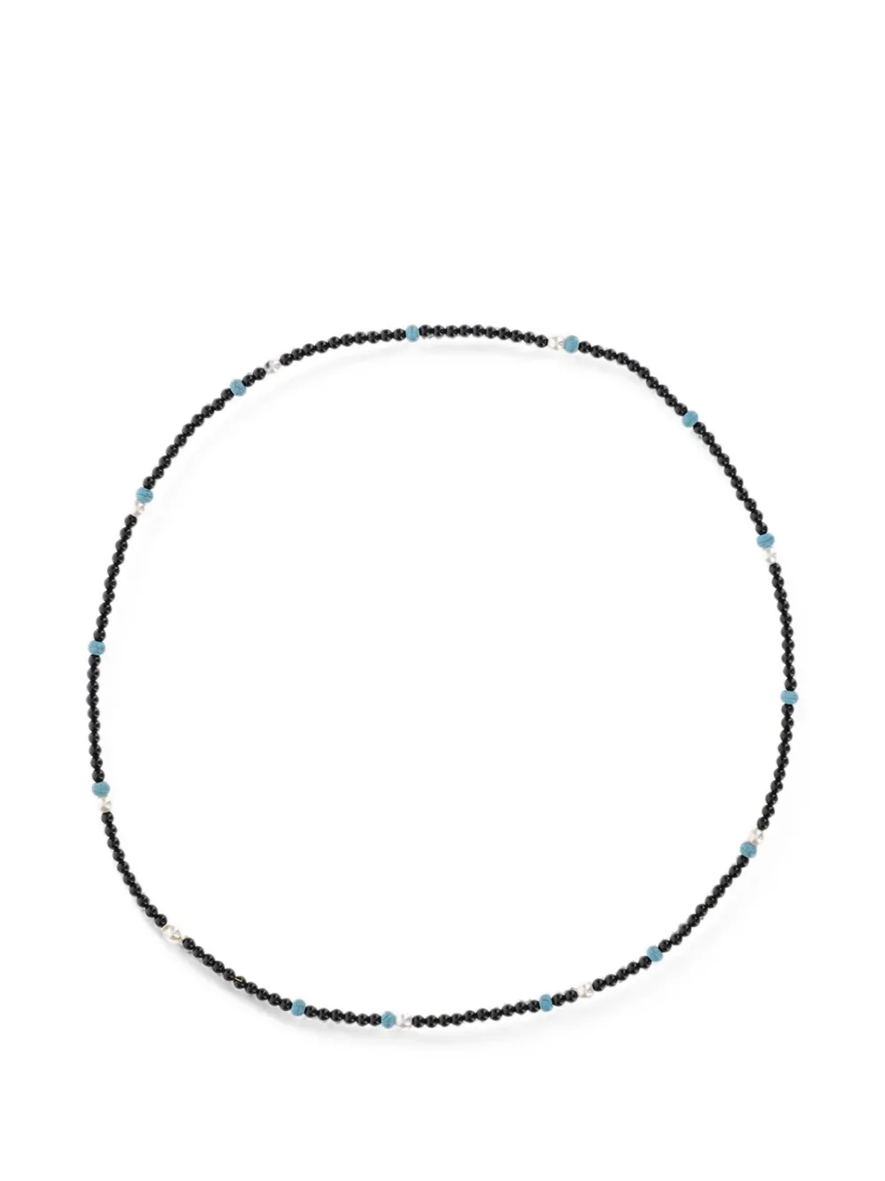 Lisa C beaded necklace - Argento