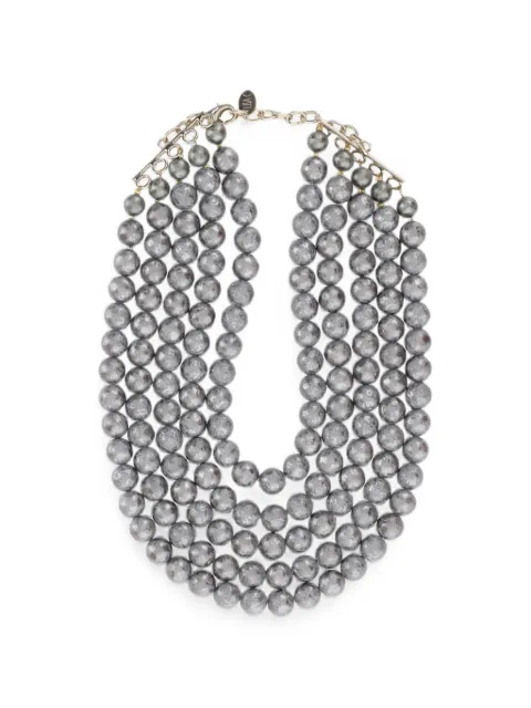 Lisa C multi-strand beaded necklace