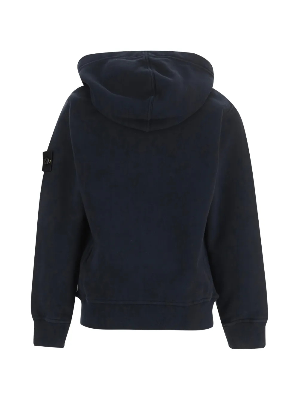 Stone Island Junior Hoodie met rits Blauw