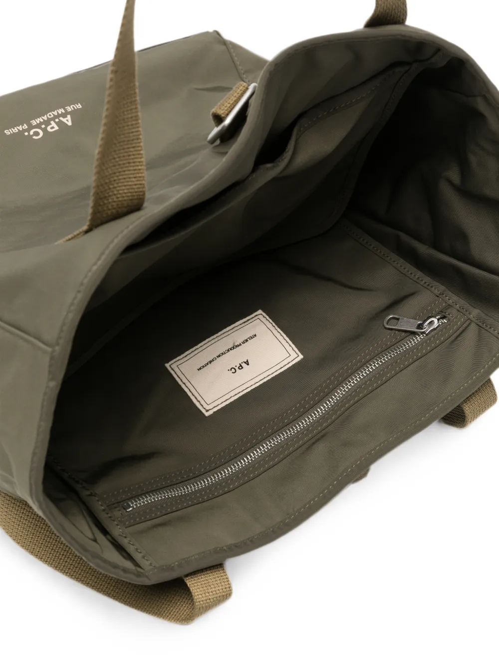A.P.C. Archive shopper met gespsluiting Groen