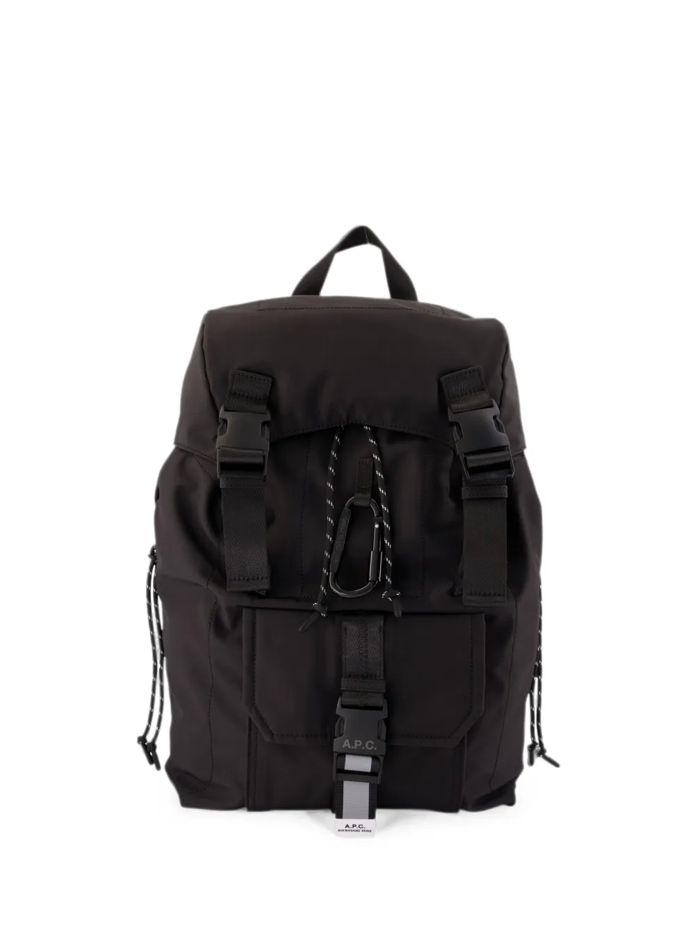 A.P.C. Trek 2.0 buckle-fastening backpack - Nero