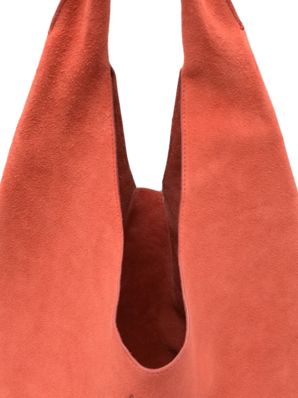 A.P.C. Neige suède schoudertas Oranje