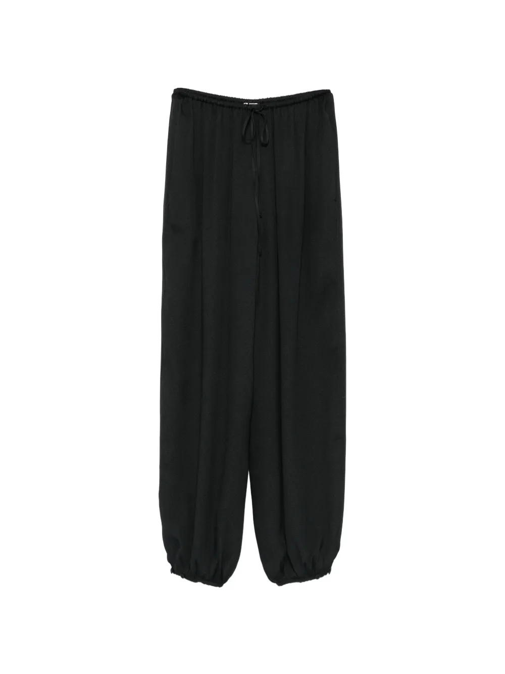 Forte Forte drawstring-waist elasticated-cuff trousers - Nero