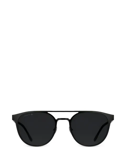 Lacoste double-bridge round-frame sunglasses