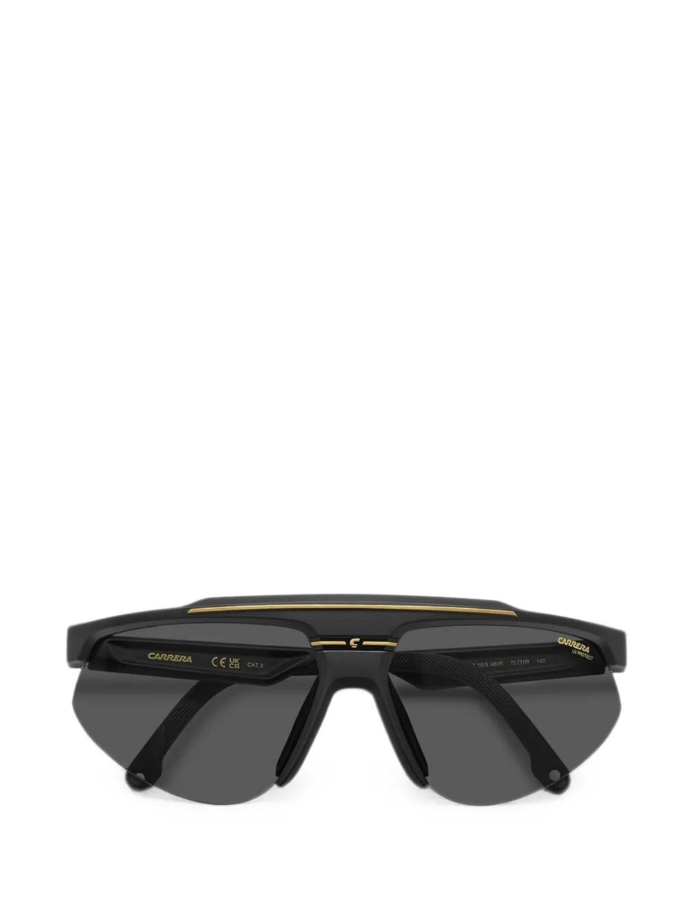 Carrera C SPORT 15 S zonnebril met rechthoekig montuur Zwart