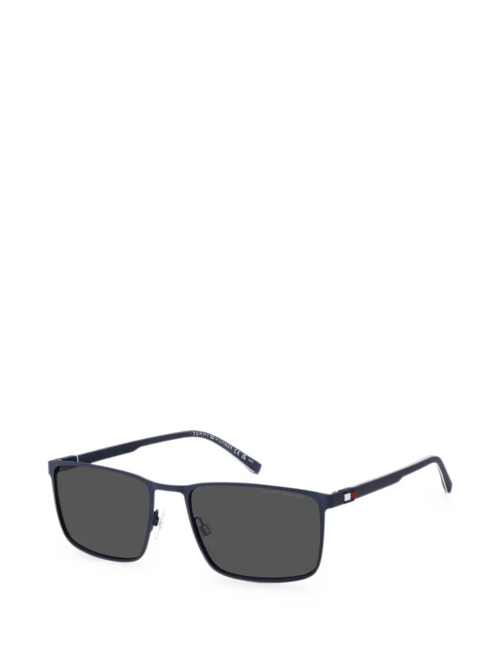 Tommy Hilfiger Zonnebril met rechthoekig montuur Blauw