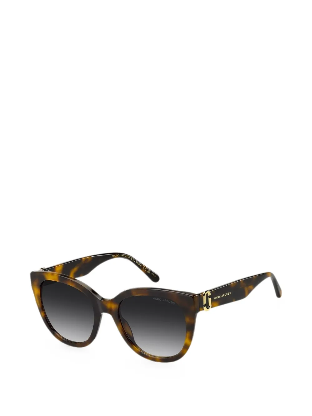 Marc Jacobs Eyewear Zonnebril met cat-eye montuur Zwart