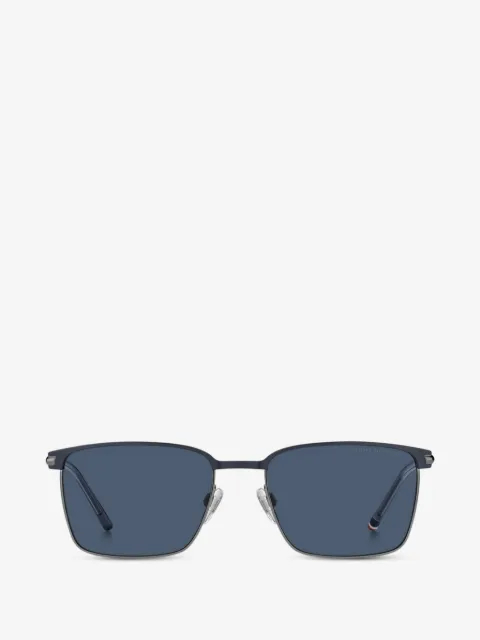 Tommy Hilfiger lentes de sol de metal con detalle del logo