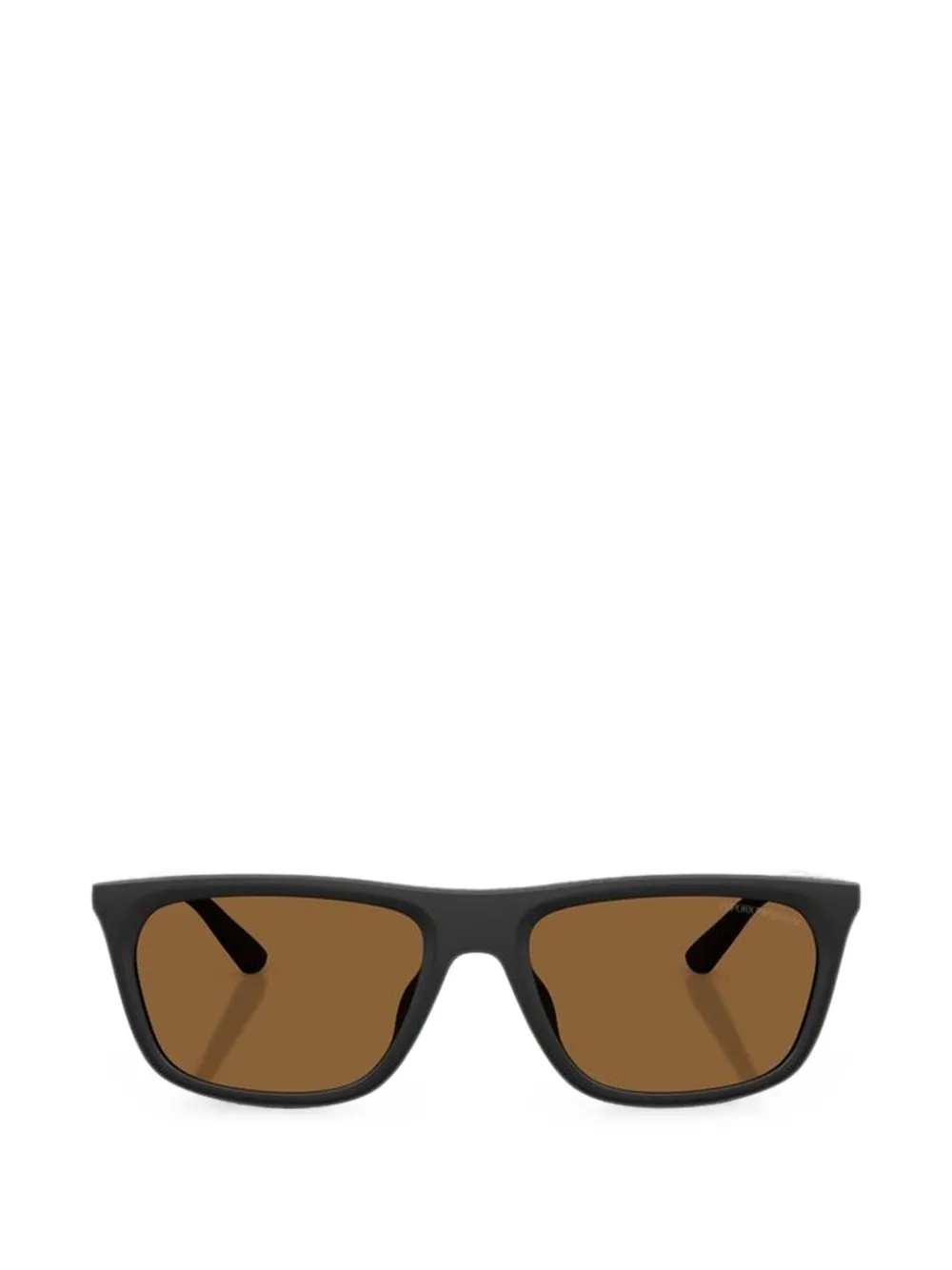 Emporio Armani rectangle-frame sunglasses - Schwarz